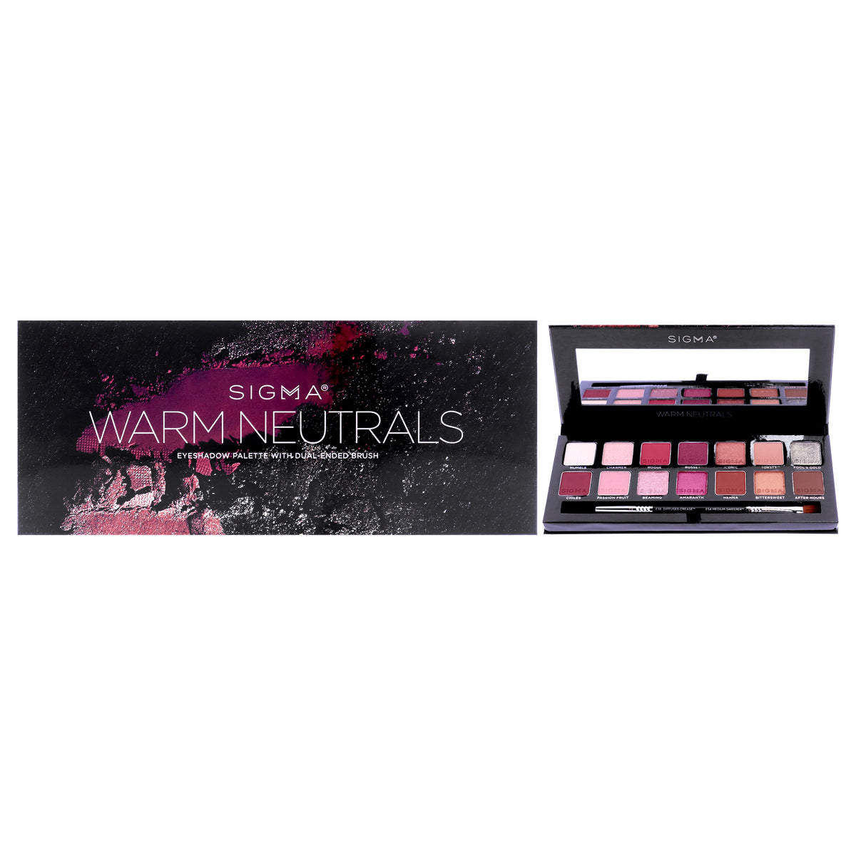 SIGMA Eyeshadow Palette - Warm Neutrals Women's Eye Palettes & Kits 0.67 OZ | 19 G