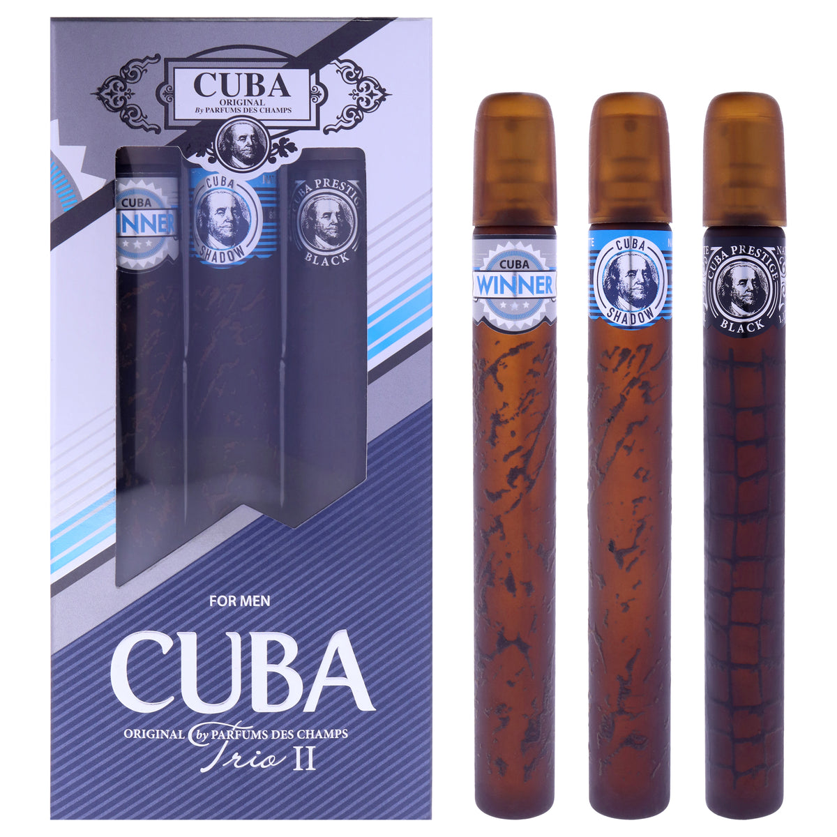 Cuba Cuba Trio 2 Men's Personal Fragrance Sets 3.0 FL OZ | 90 ML
