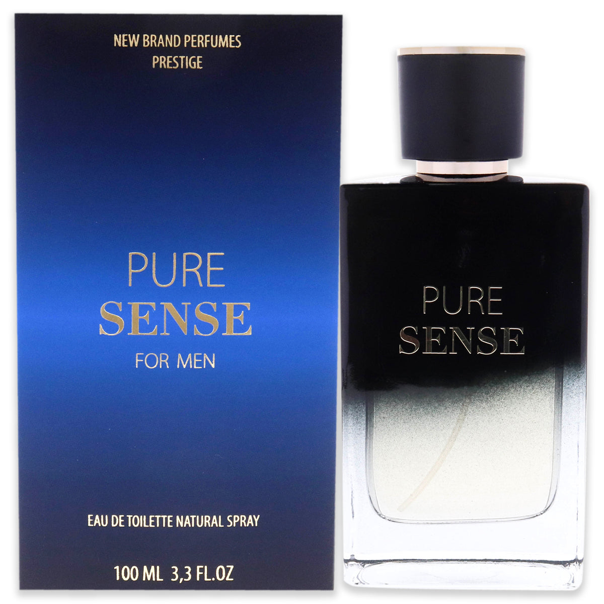 New Brand Prestige Pure Sense Men's Eau de Toilette 3.3 FL OZ | 100 ML