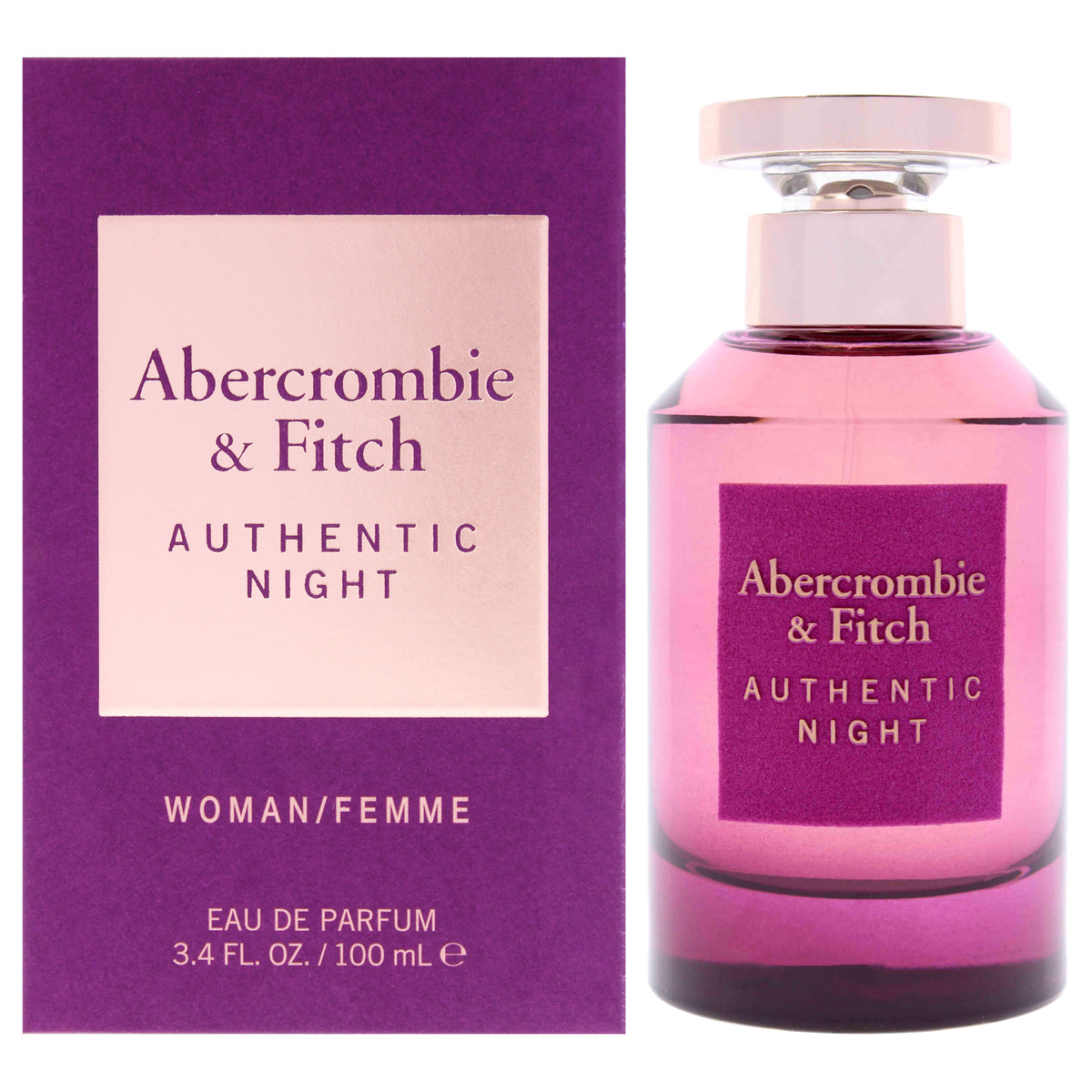 Abercrombie and Fitch Authentic Night Women's Eau de Parfum 3.4 FL OZ | 100 ML