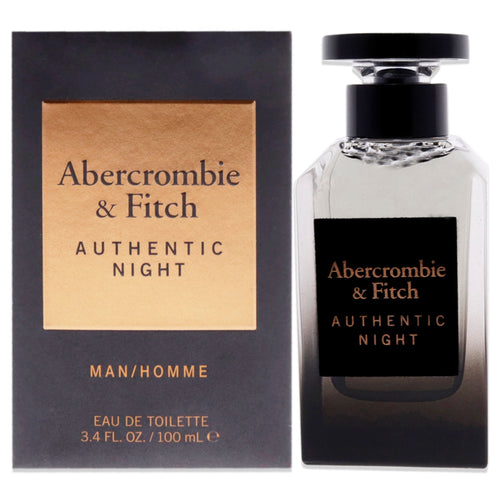 Abercrombie and Fitch Authentic Night Men's Eau de Toilette 3.4 FL OZ | 100 ML