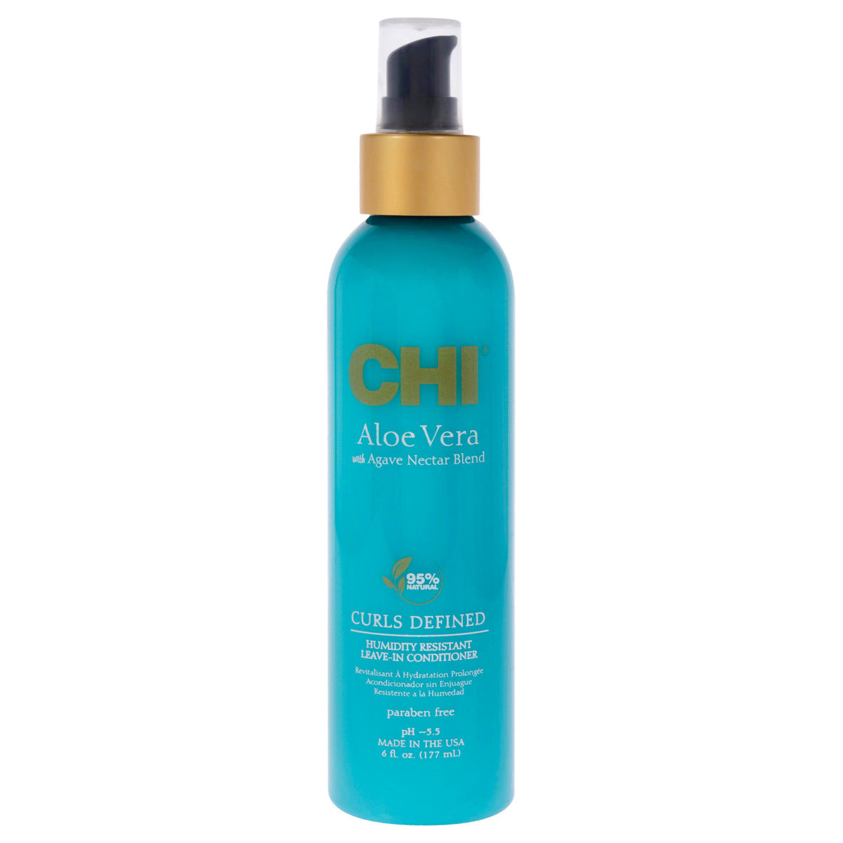 CHI Aloe Vera Humidity Resistant Leave-In Conditioner Unisex Conditioners 6 FL OZ | 177 ML