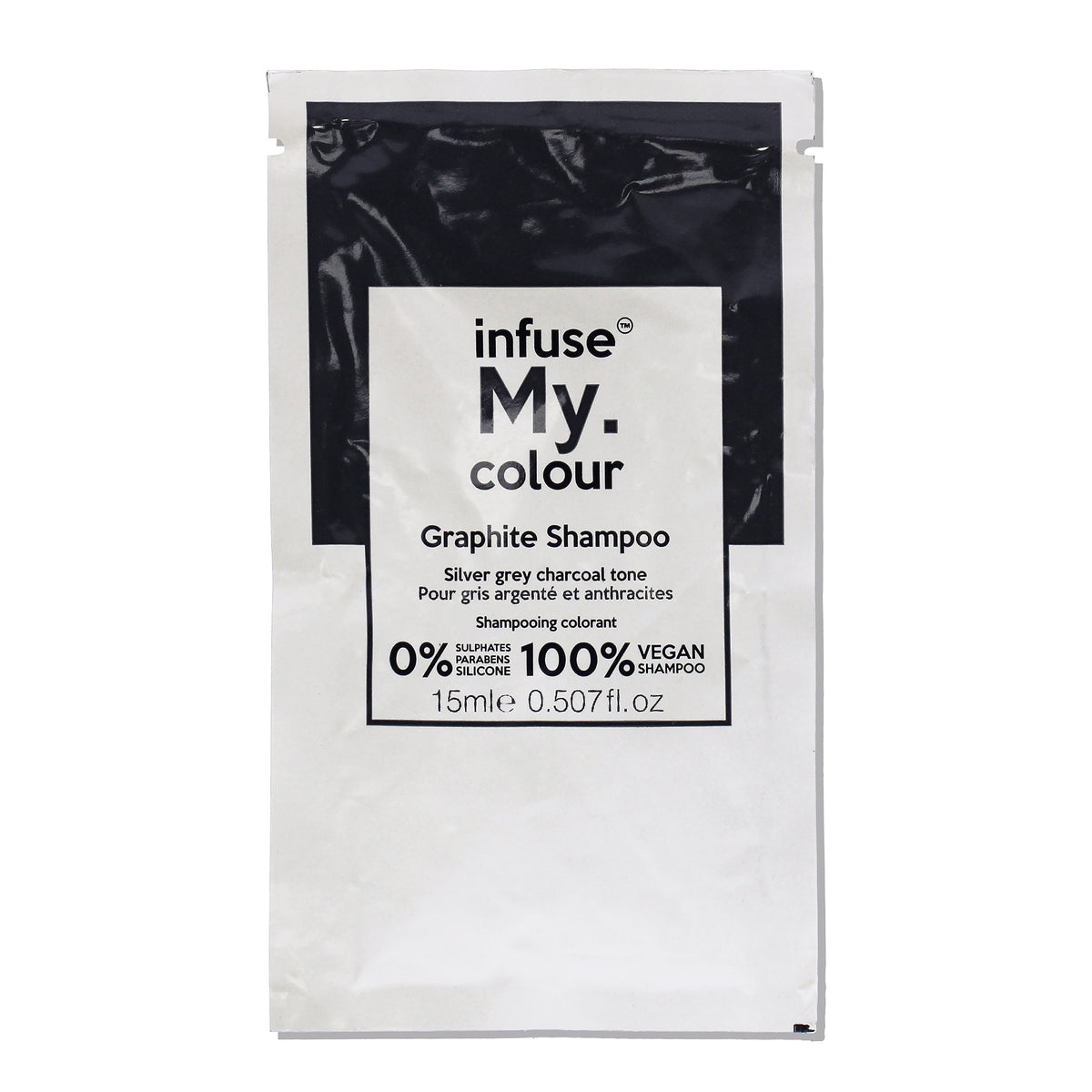 Infuse My Colour Graphite Shampoo Unisex Shampoos 0.507 FL OZ | 15 ML