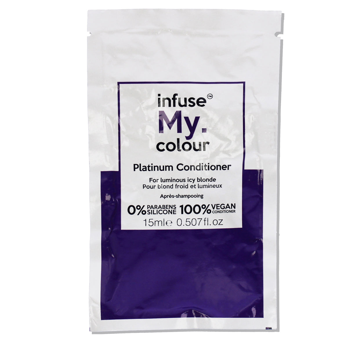 Infuse My Colour Platinum Conditioner Unisex Conditioners 0.5 FL OZ | 15 ML