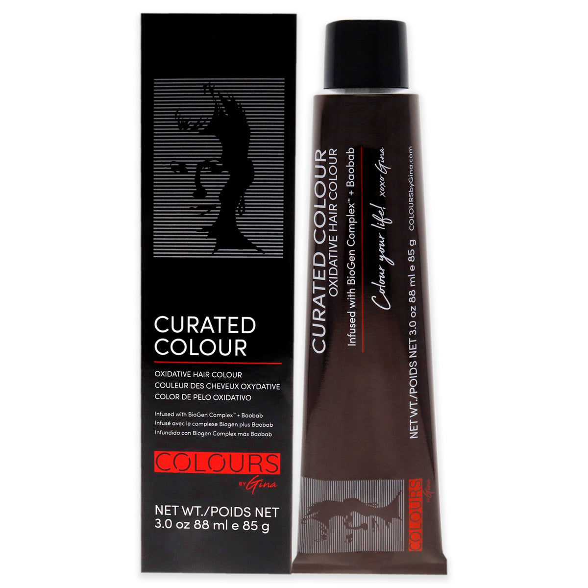 Colours By Gina Curated Colour 0.22-VV Pure Violet Mixer Unisex Color Dye 3 OZ | 88 ML