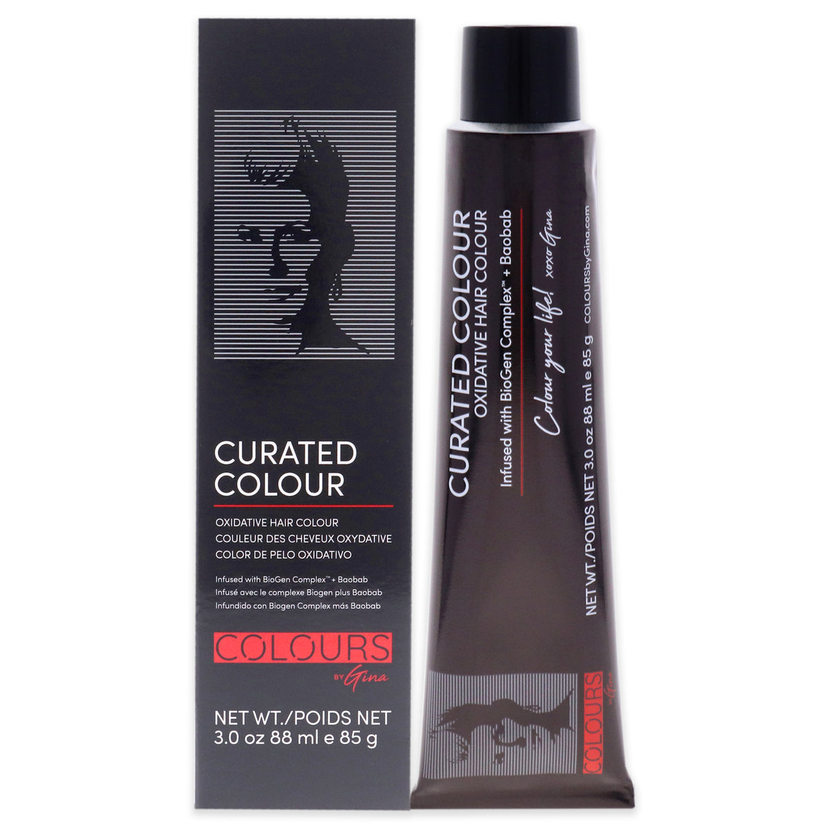 Colours By Gina Curated Colour 0.66-RR Pure Red Mixer Unisex Color Dye 3 OZ | 88 ML