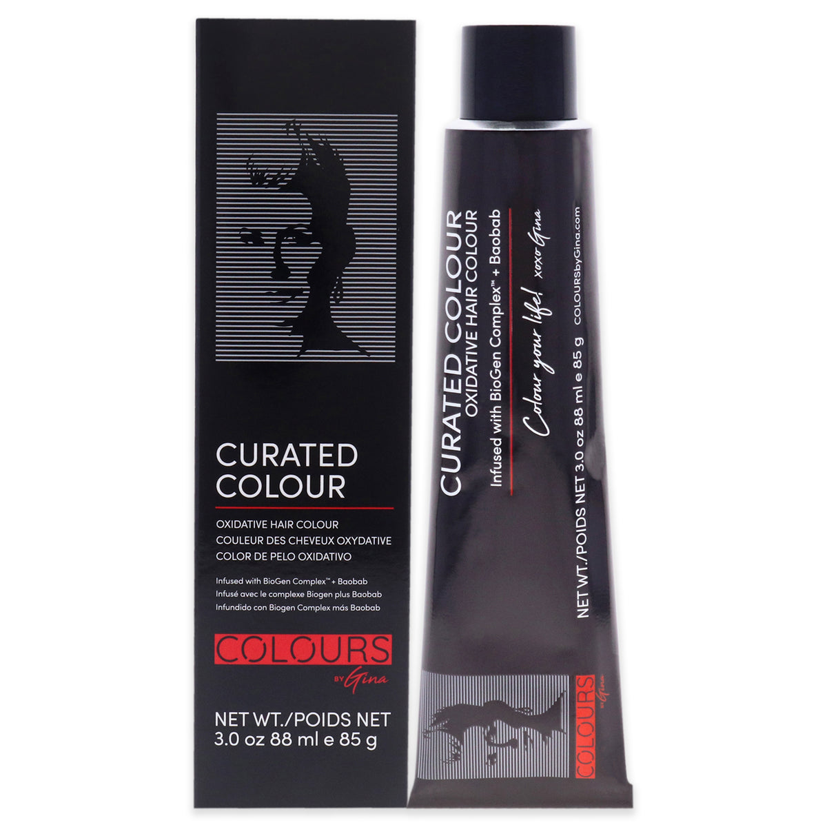 Colours By Gina Curated Colour 3.0-3N Dark Natural Brown Unisex Color Dye 3 OZ | 85 G
