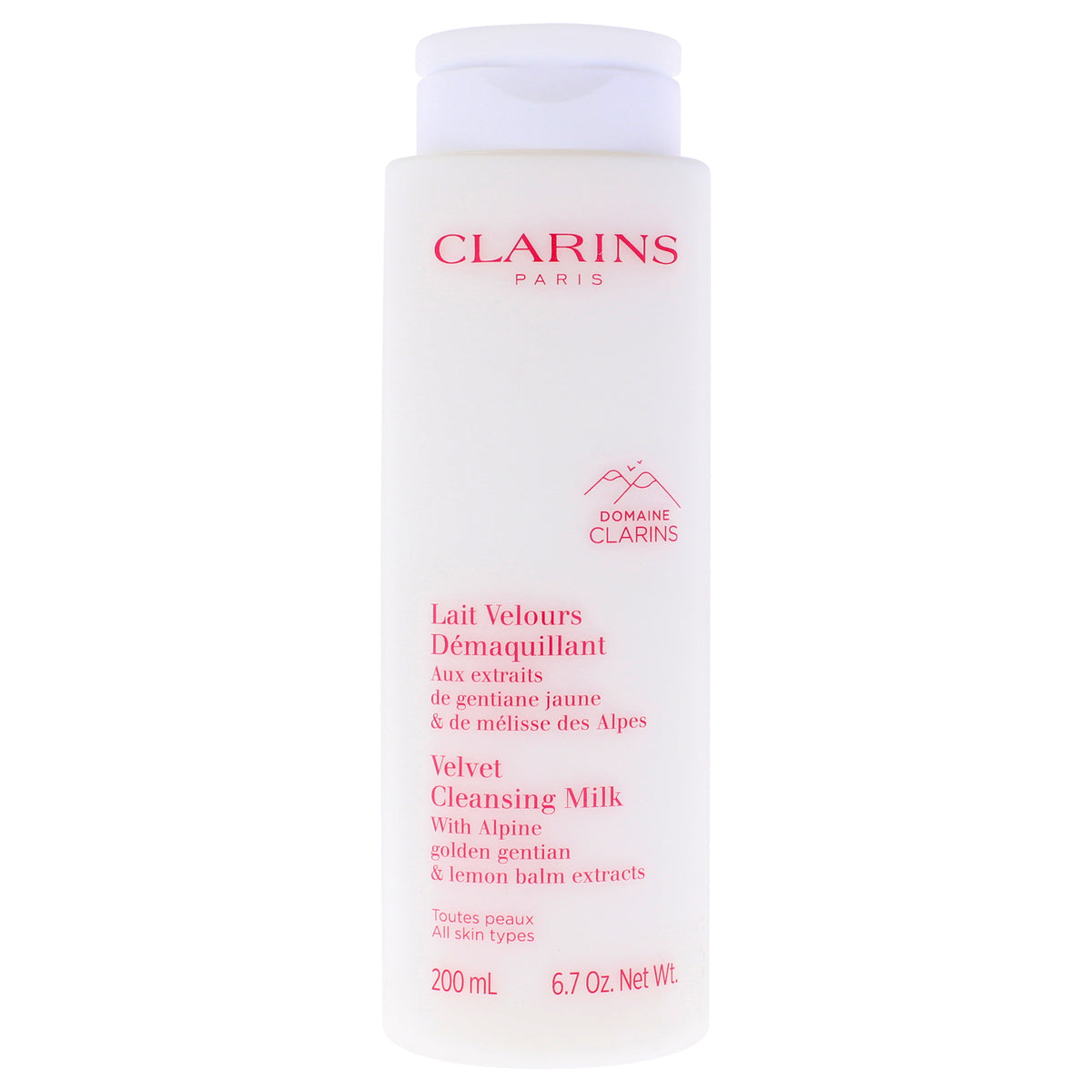 Clarins Velvet Cleansing Milk Women's Makeup Cleansing Milk 6.7 FL OZ | 200 ML