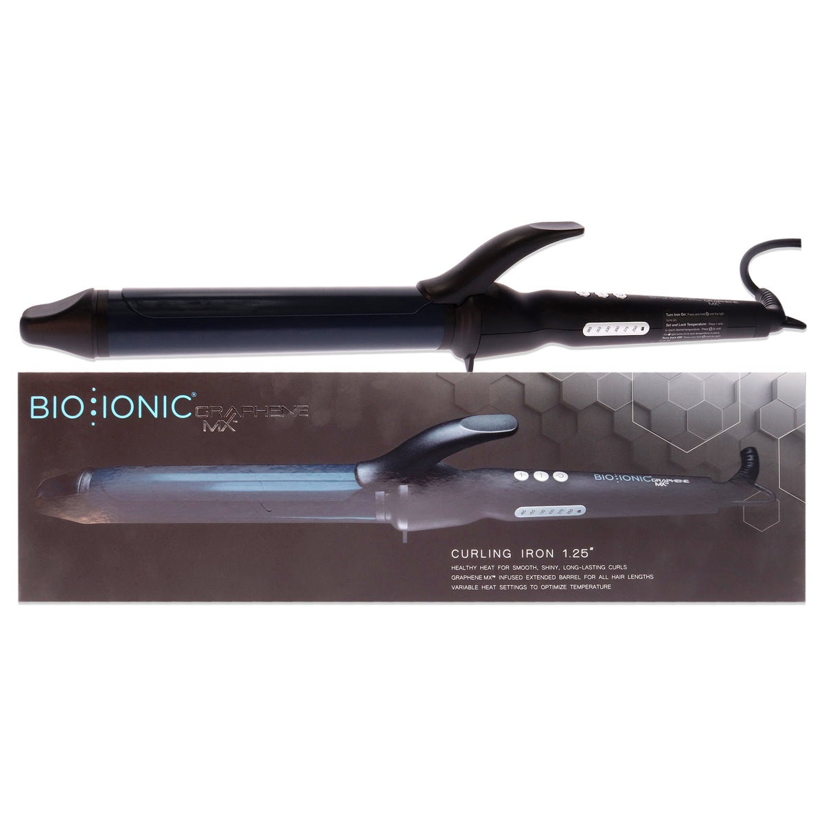 Bio Ionic Graphene MX Curling Iron Women's Curling Tongs