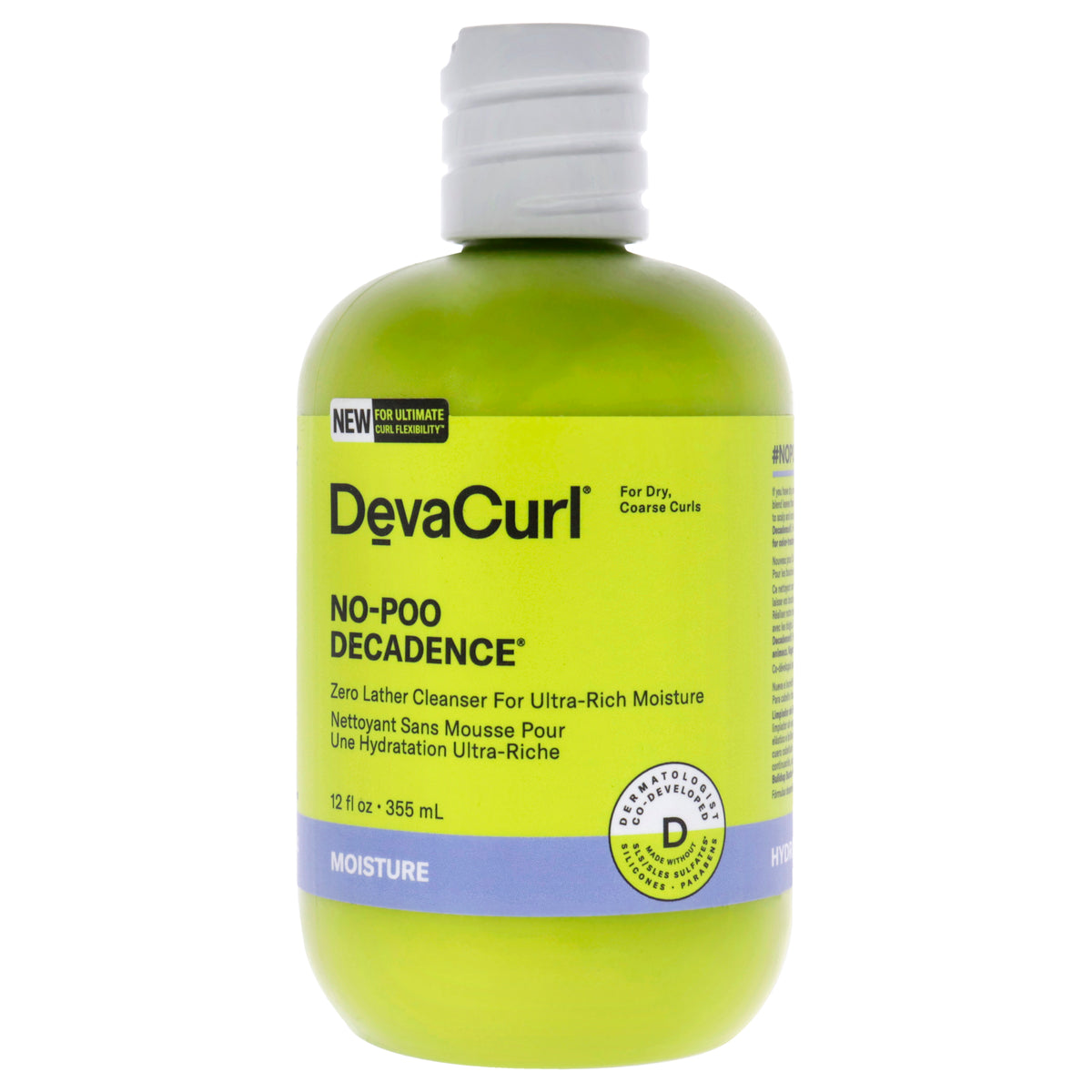 DevaCurl No-Poo Decadence Unisex Shampoos 12 FL OZ | 355 ML