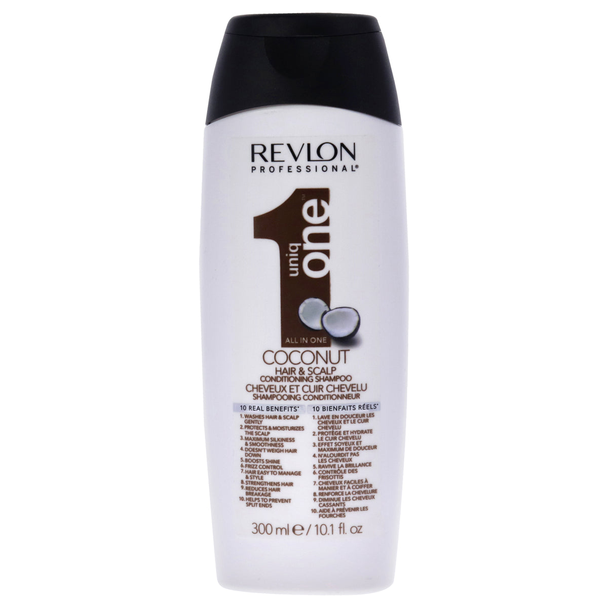 Revlon Uniq One All In One Coconut Conditioning Shampoo Unisex Shampoos 10.1 FL OZ | 300 ML
