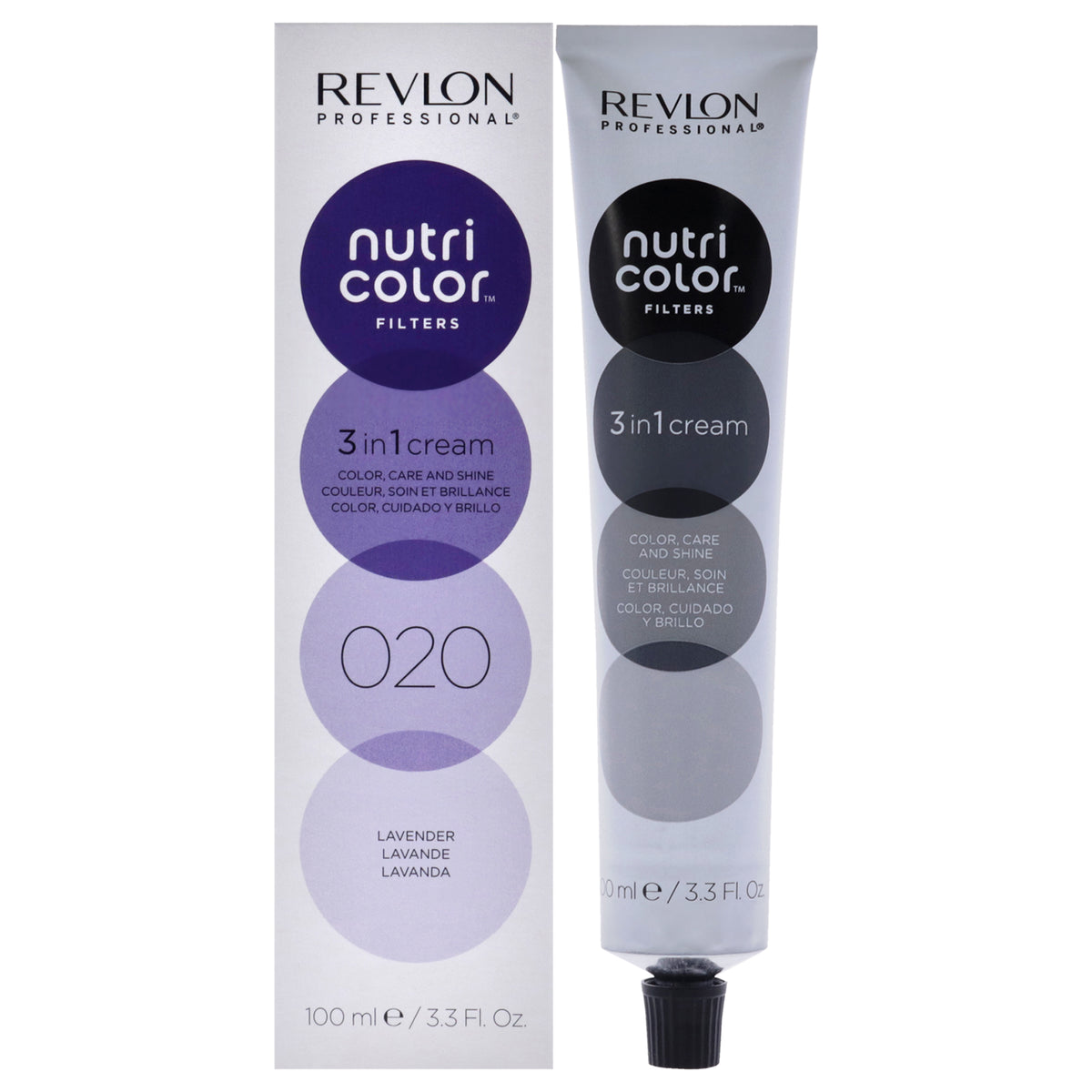 Revlon Nutri Color Cream - 020 Lavender Unisex Color Refreshers 3.3 OZ | 100 ML