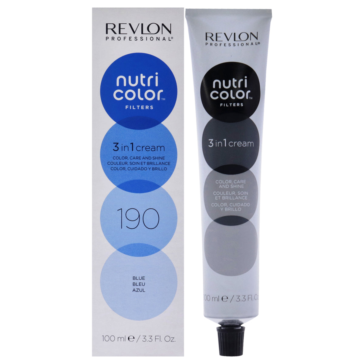 Revlon Nutri Color Cream - 190 Blue Unisex Color Refreshers 3.3 OZ | 93 G