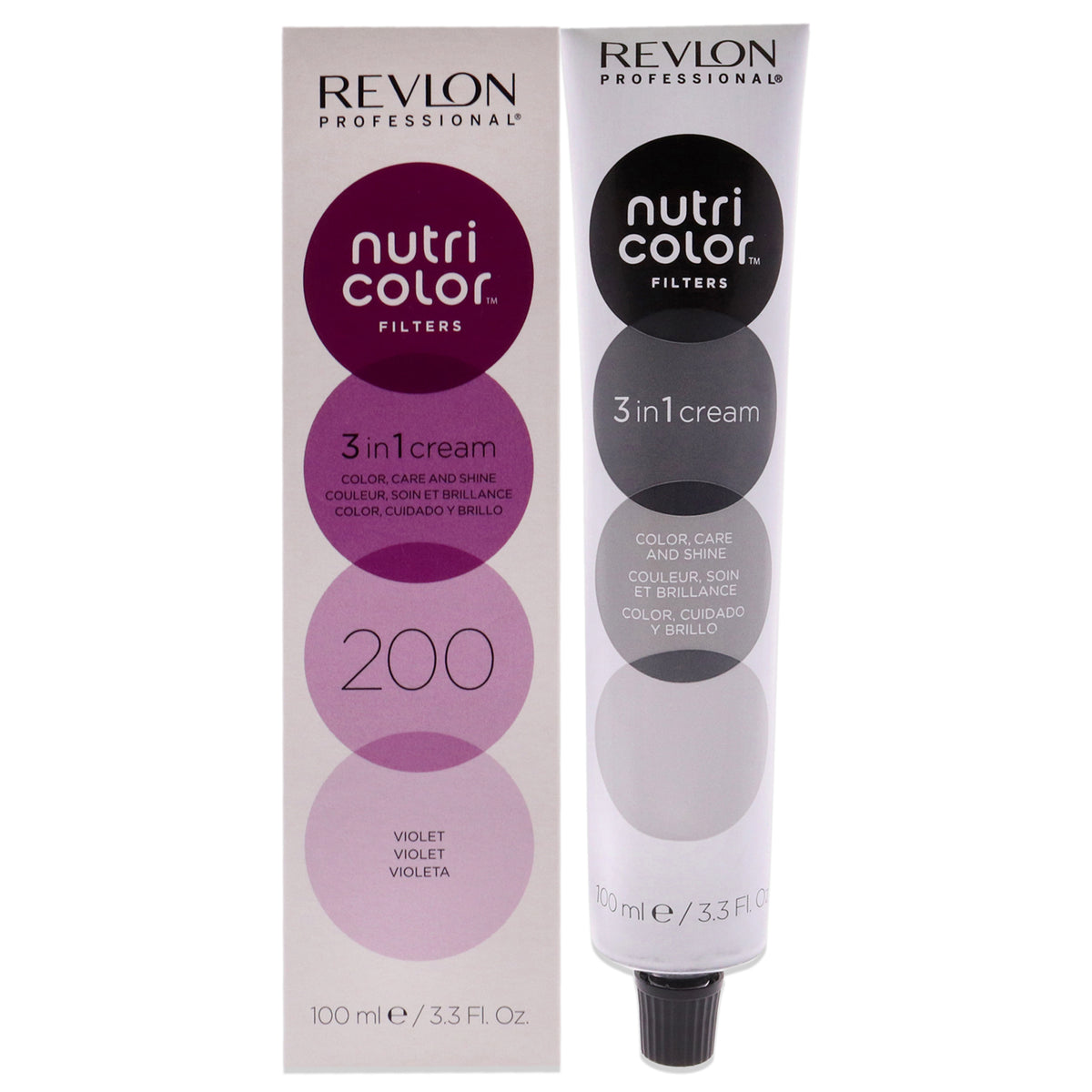 Revlon Nutri Color Cream 200 Violet Unisex Color Refreshers 3.3 OZ | 100 ML