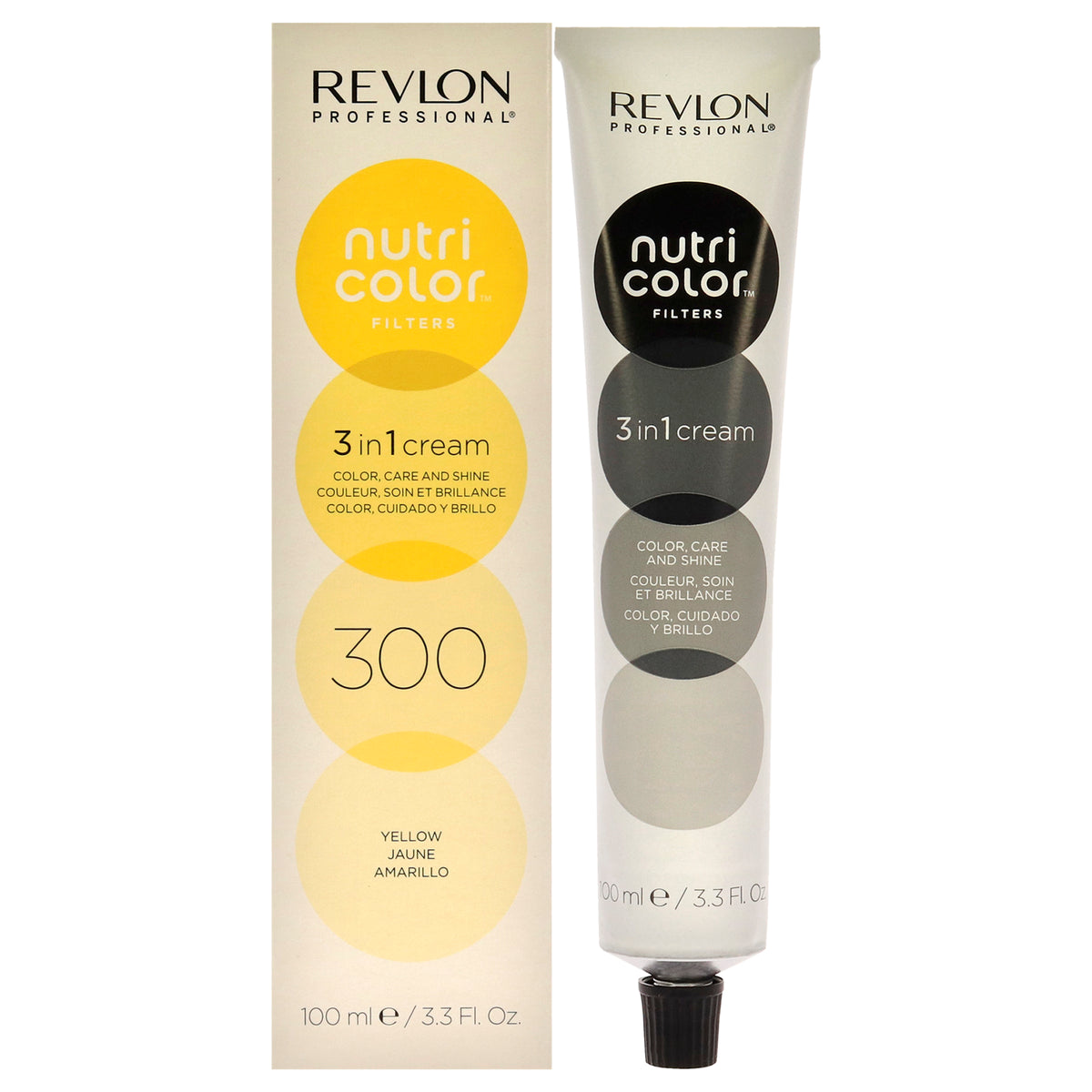 Revlon Nutri Color Cream - 300 Yellow Unisex Color Refreshers 3.4 FL OZ | 100 ML