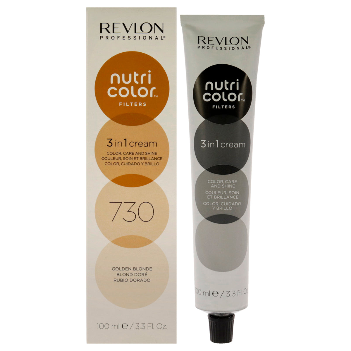 Revlon Nutri Color Cream 730 Golden Blonde Unisex Color Refreshers 3.3 OZ | 100 ML