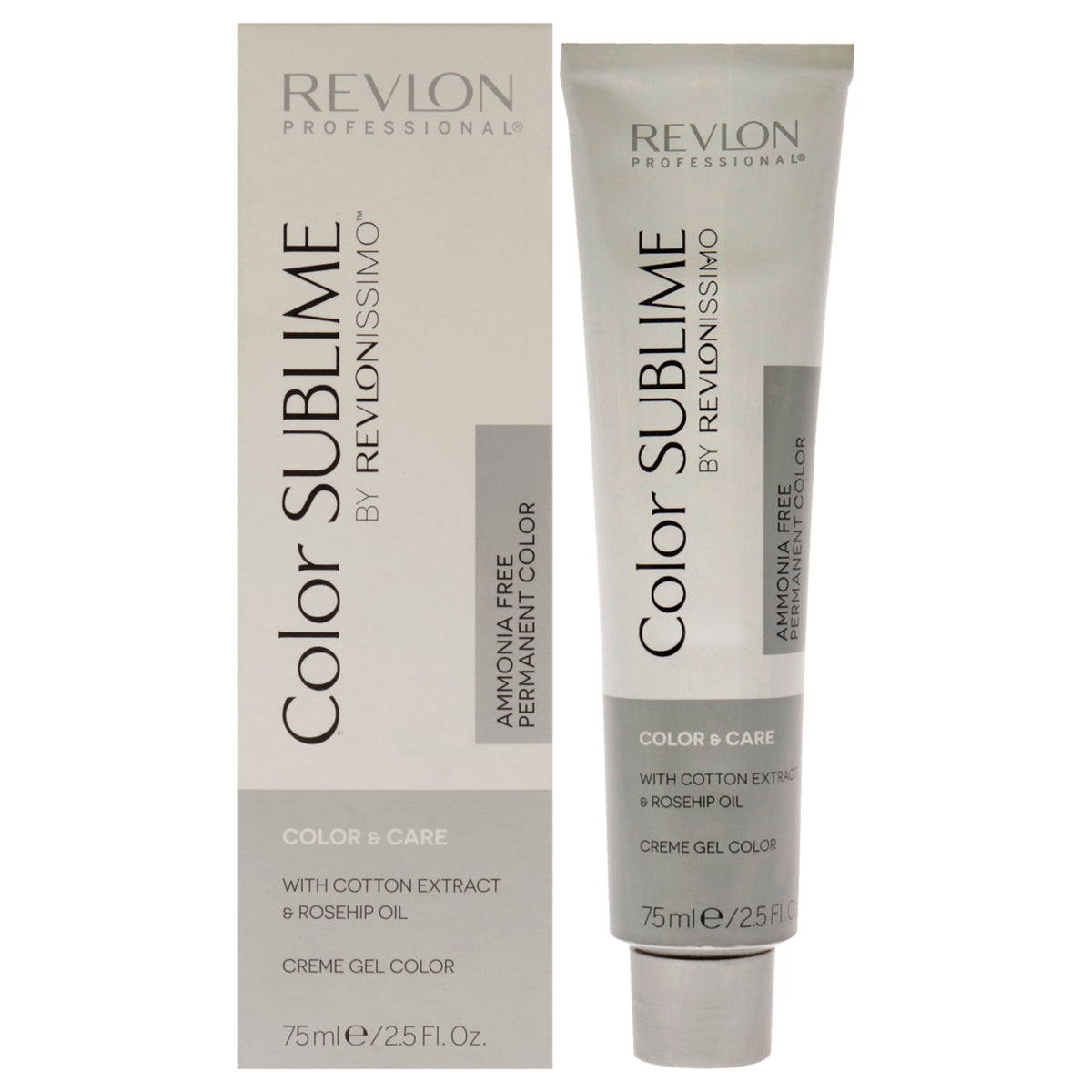 Revlon Revlonissimo Color Sublime - 5.41 Light Copper Ash Brown Unisex Color Dye 2.5 OZ | 74 ML