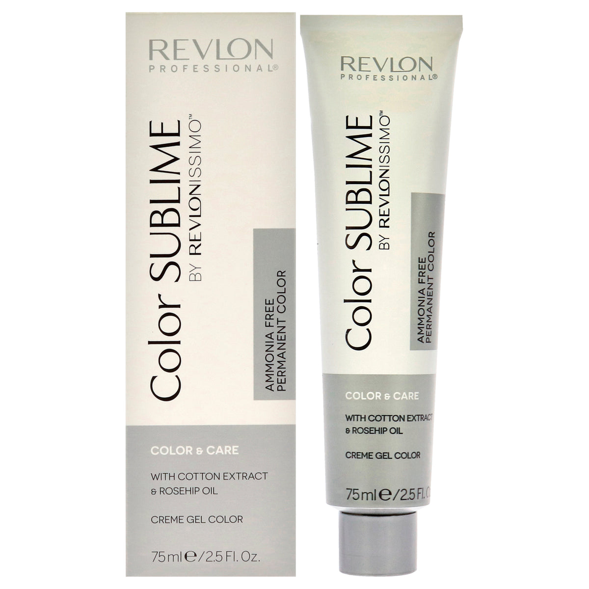 Revlon Revlonissimo Color Sublime 6.12 Dark Ash Iridescent Blonde Unisex Color Dye 2.5 OZ | 74 ML