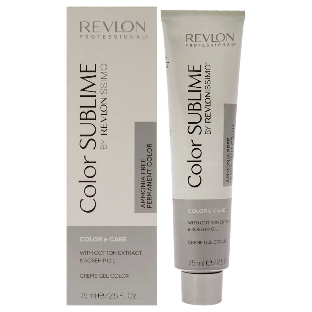 Revlon Revlonissimo Color Sublime 6.13 Dark Golden Ash Blonde Unisex Color Dye 2.5 OZ | 74 ML