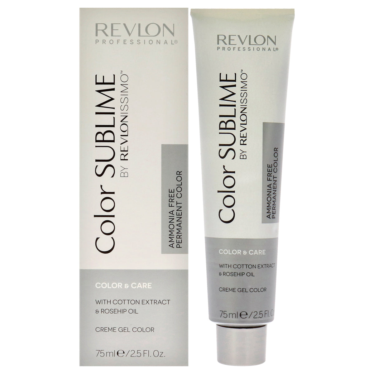 Revlon Revlonissimo Color Sublime 6.41 Dark Copper Ash Blonde Unisex Color Dye 2.5 OZ | 75 ML