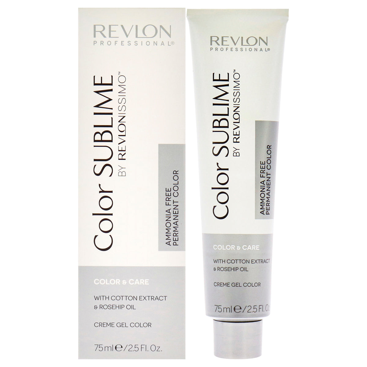 Revlon Revlonissimo Color Sublime 7.31 Medium Ash Golden Blonde Unisex Color Dye 2.5 OZ | 75 ML