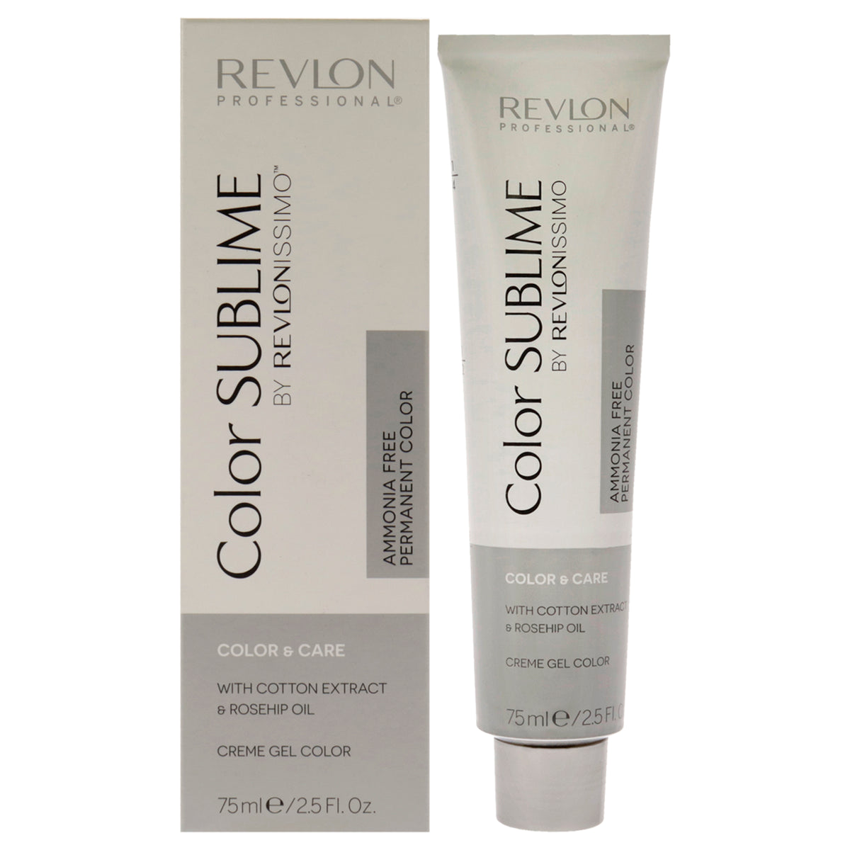 Revlon Revlonissimo Color Sublime 7.34 Medium Golden Copper Blond Unisex Color Dye 2.5 OZ | 75 ML
