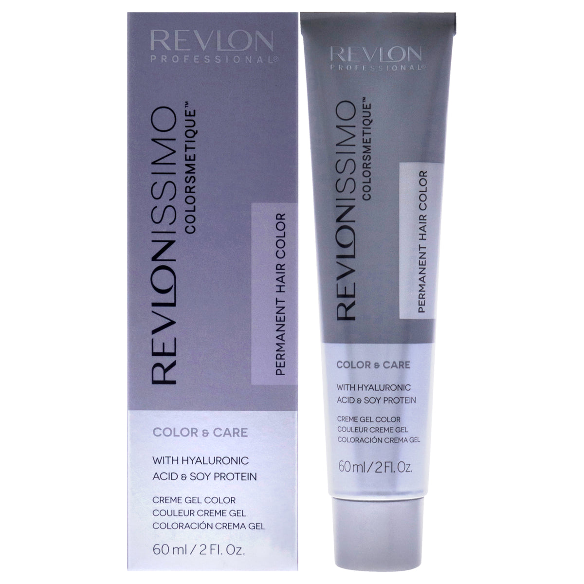 Revlon Revlonissimo Colorsmetique 8.01 Light Natural Ash Blonde Unisex Color Dye 2 FL OZ | 60 ML