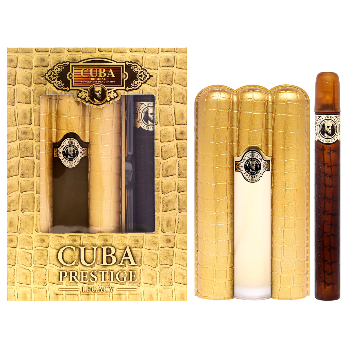 Cuba Prestige Legacy Men's Personal Fragrance Sets 3 FL OZ | 88 ML