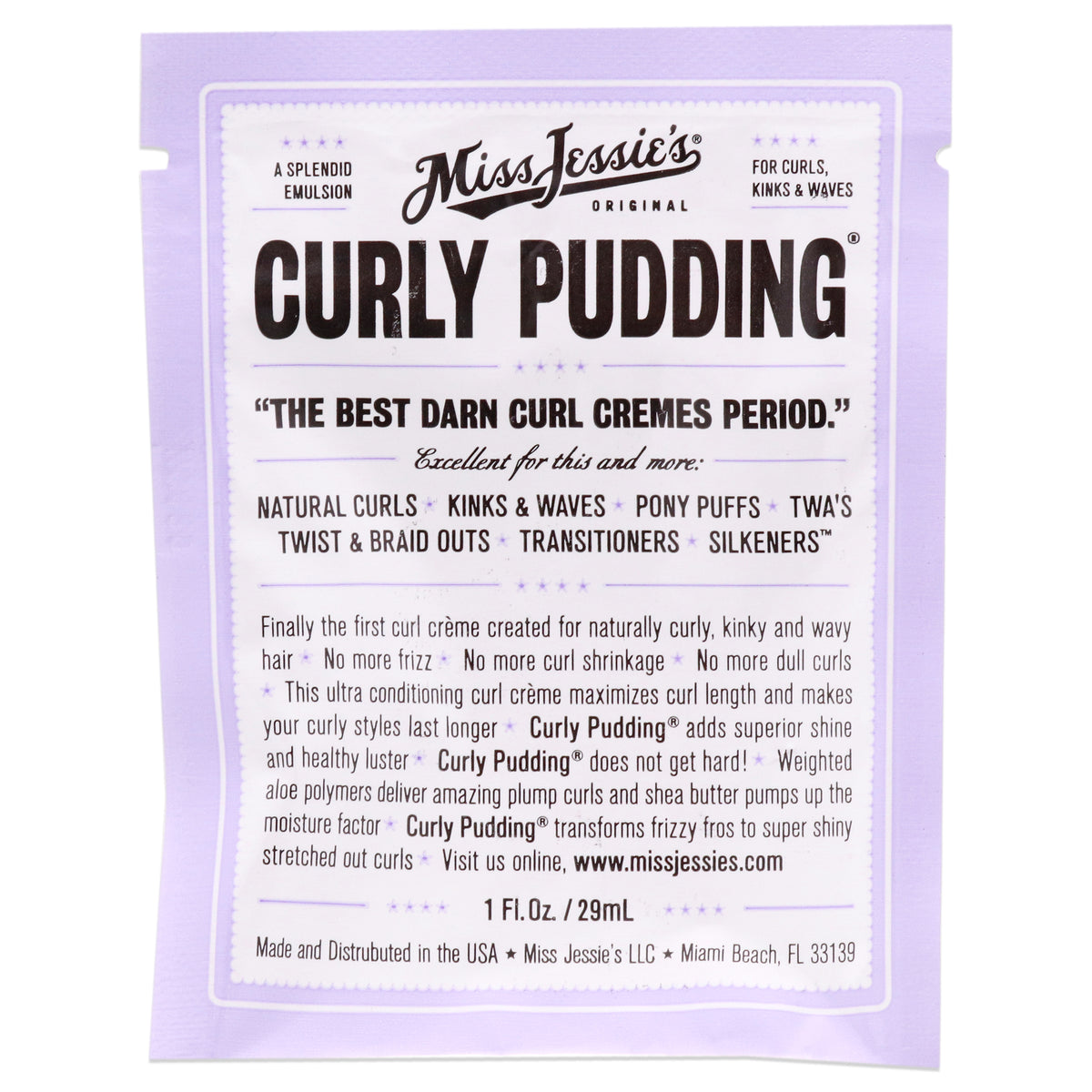 Miss Jessies Curly Pudding Unisex Creams & Lotions 1 OZ | 30 ML