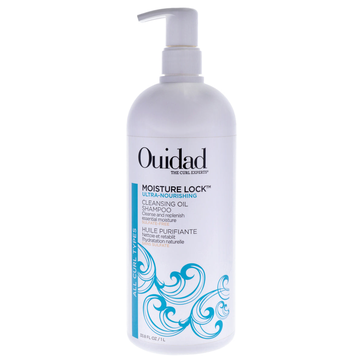 Ouidad Moisture Lock Ultra-Nourishing Unisex Shampoos 33.8 FL OZ | 1000 ML