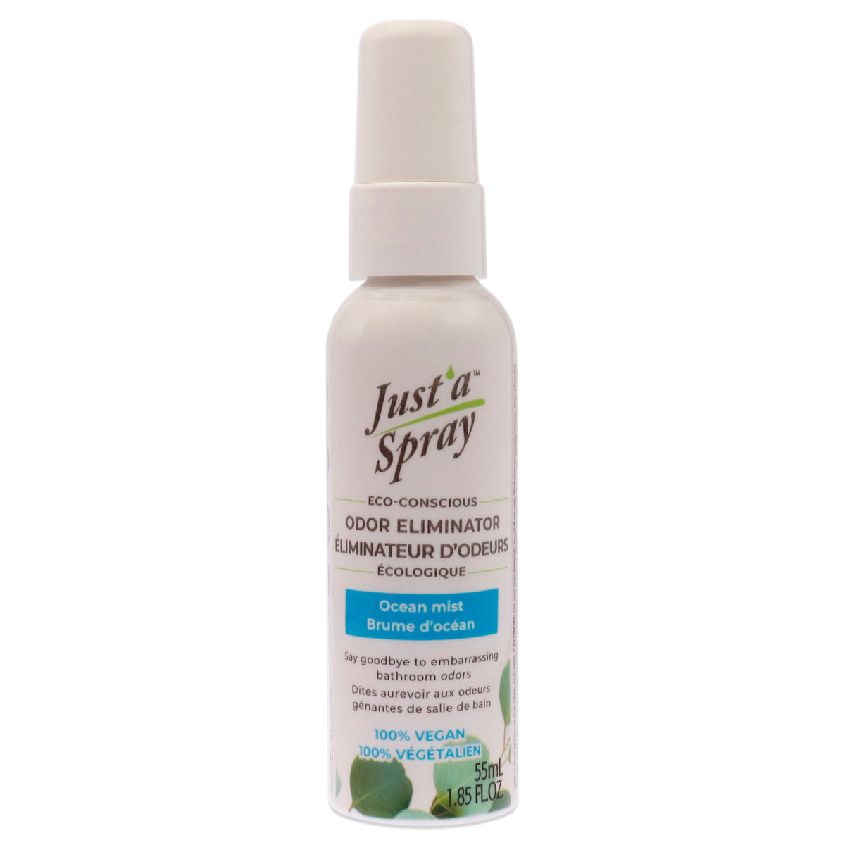 Prelam Just a Spray Odor Eliminator Ocean Mist Unisex Room Spray 1.85 FL OZ | 55 ML