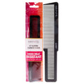 SalonChic Flat Top Clipper Carbon Comb High Heat Resistant 8 Unisex Hair Combs