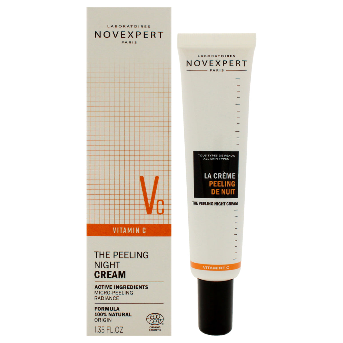 Novexpert The Peeling Night Cream Unisex Night Creams 1.35 FL OZ | 40 ML