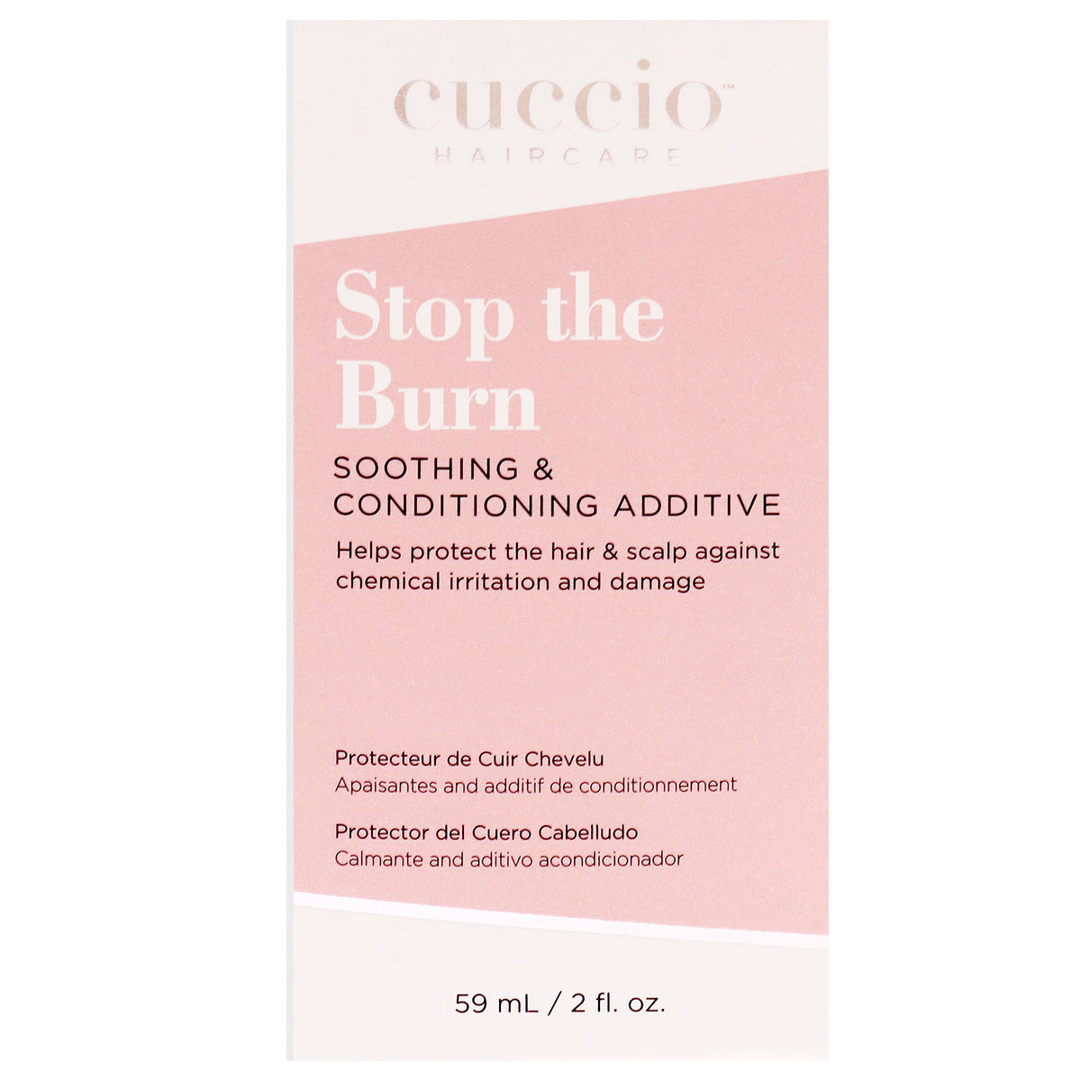Cuccio Haircare Stop The Burn Unisex Conditioners 2 FL OZ | 59 ML
