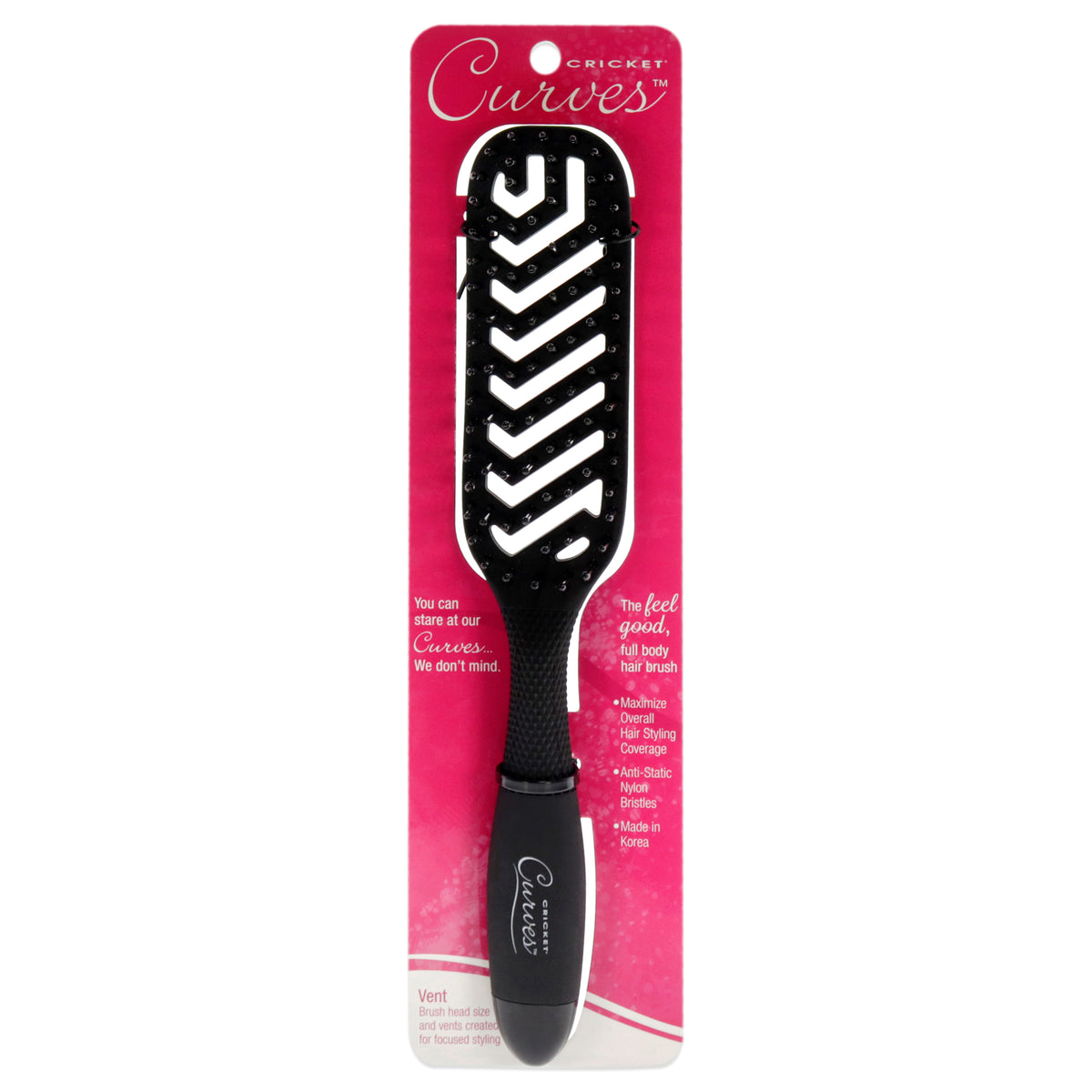 Cricket Curves Vent Unisex Hair Brushes