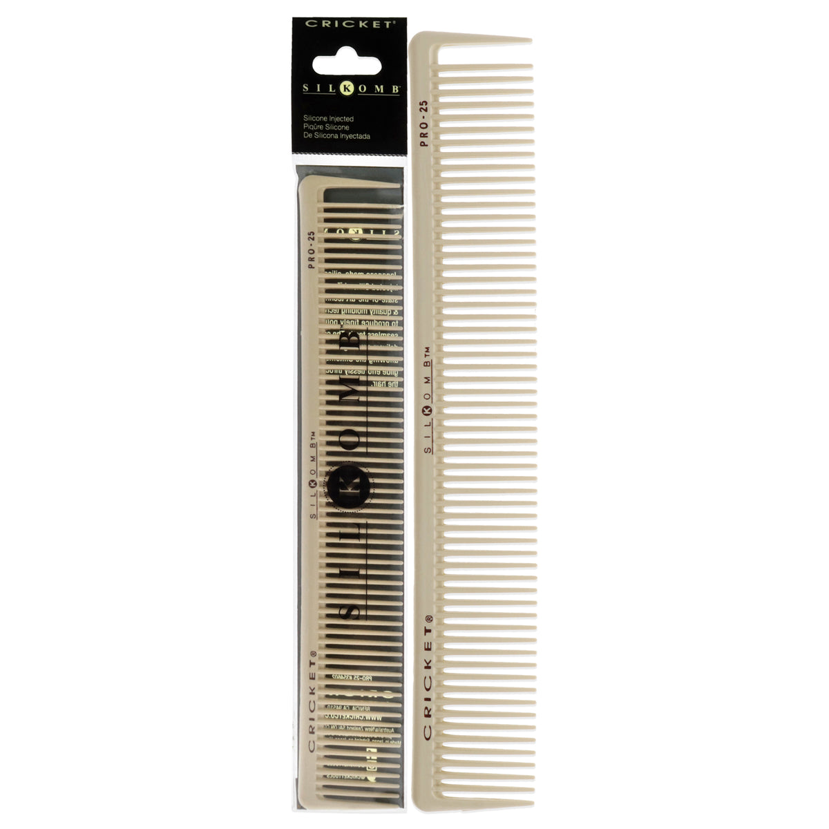 Cricket Silkomb Multi Purpose Pro-25 Unisex Hair Combs