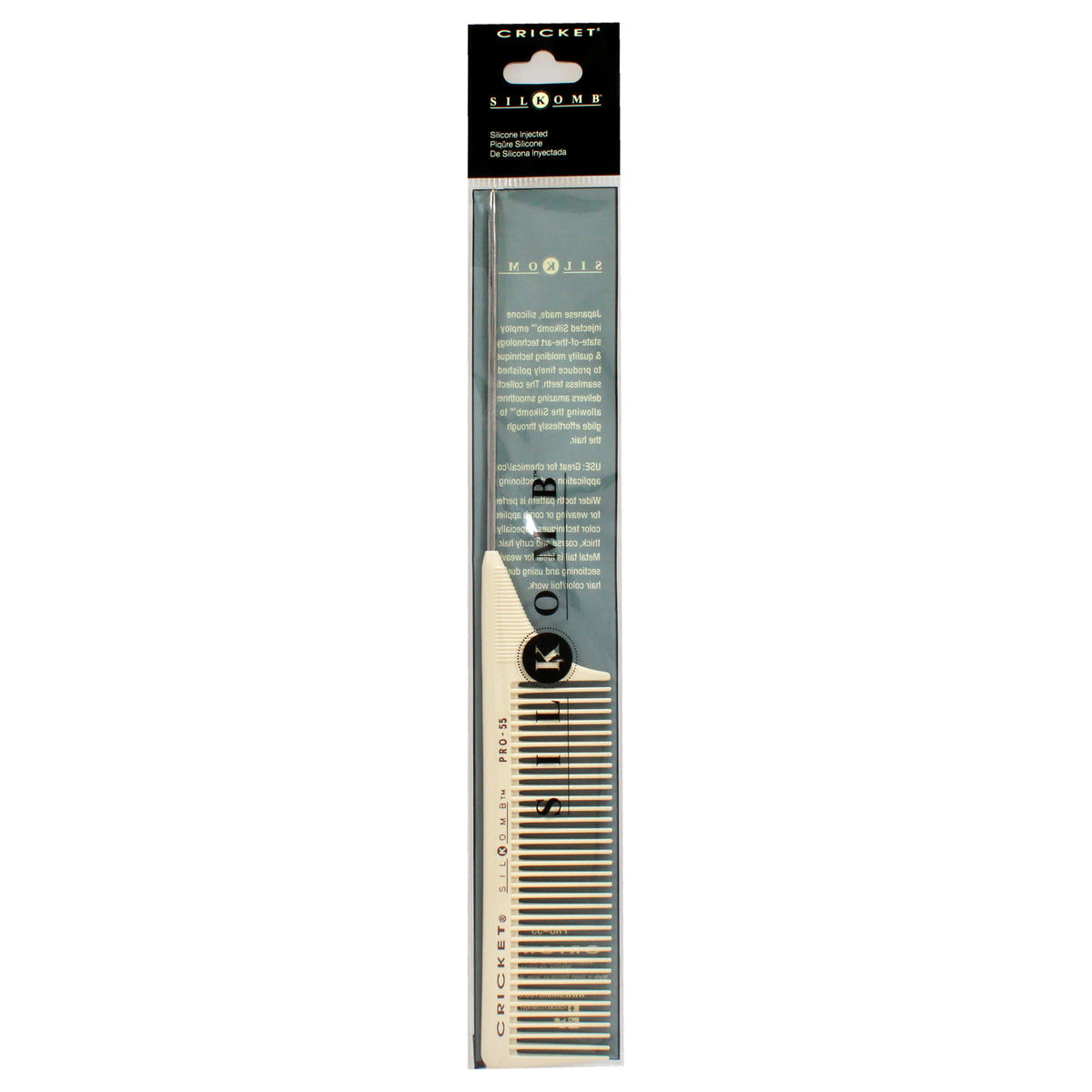 Cricket Silkomb Pro-55 Unisex Hair Comb Hair Combs