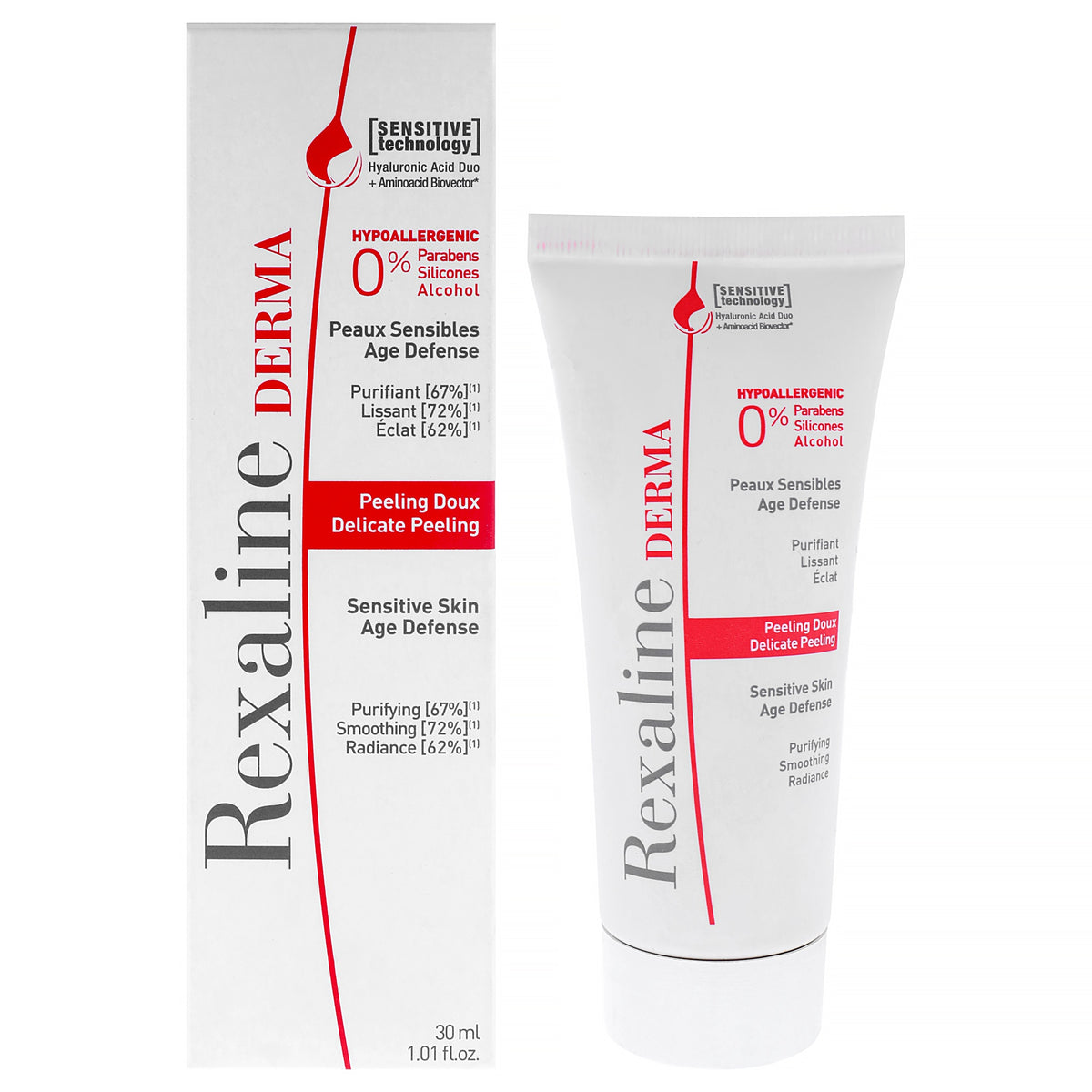 Rexaline Derma Delicate Peeling Unisex Facial Peels 1.01 FL OZ | 30 ML