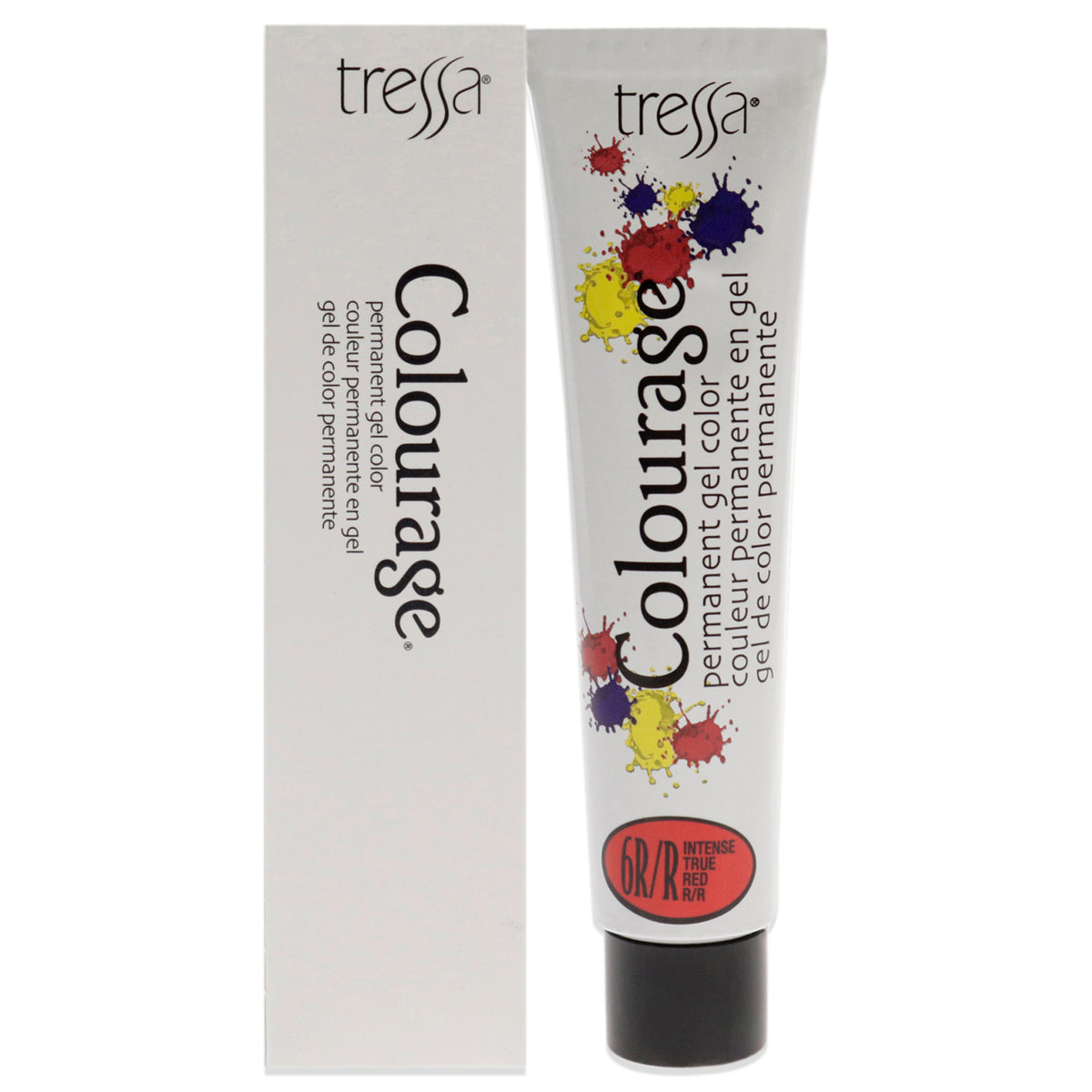 Tressa Colourage Permanent Gel Color - 6RR Intense True Red Unisex Color Dye 2 OZ | 59 ML