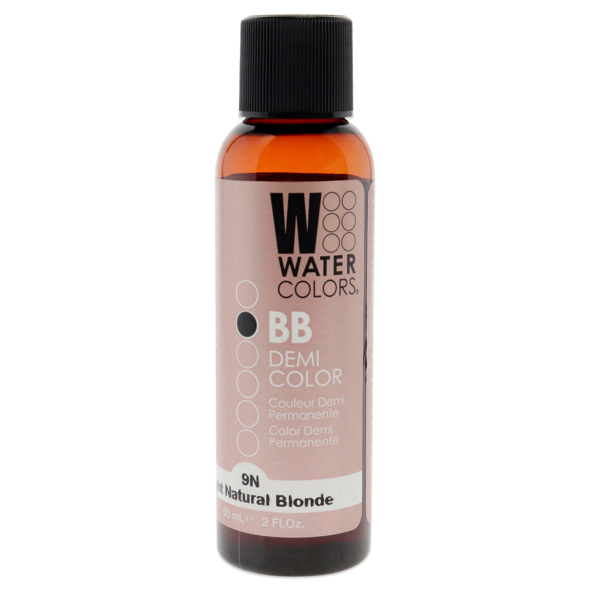 Tressa Watercolors BB Demi-Permanent Hair Color - 9N Light Natural Blonde Unisex Color Glazes 2 OZ | 60 ML