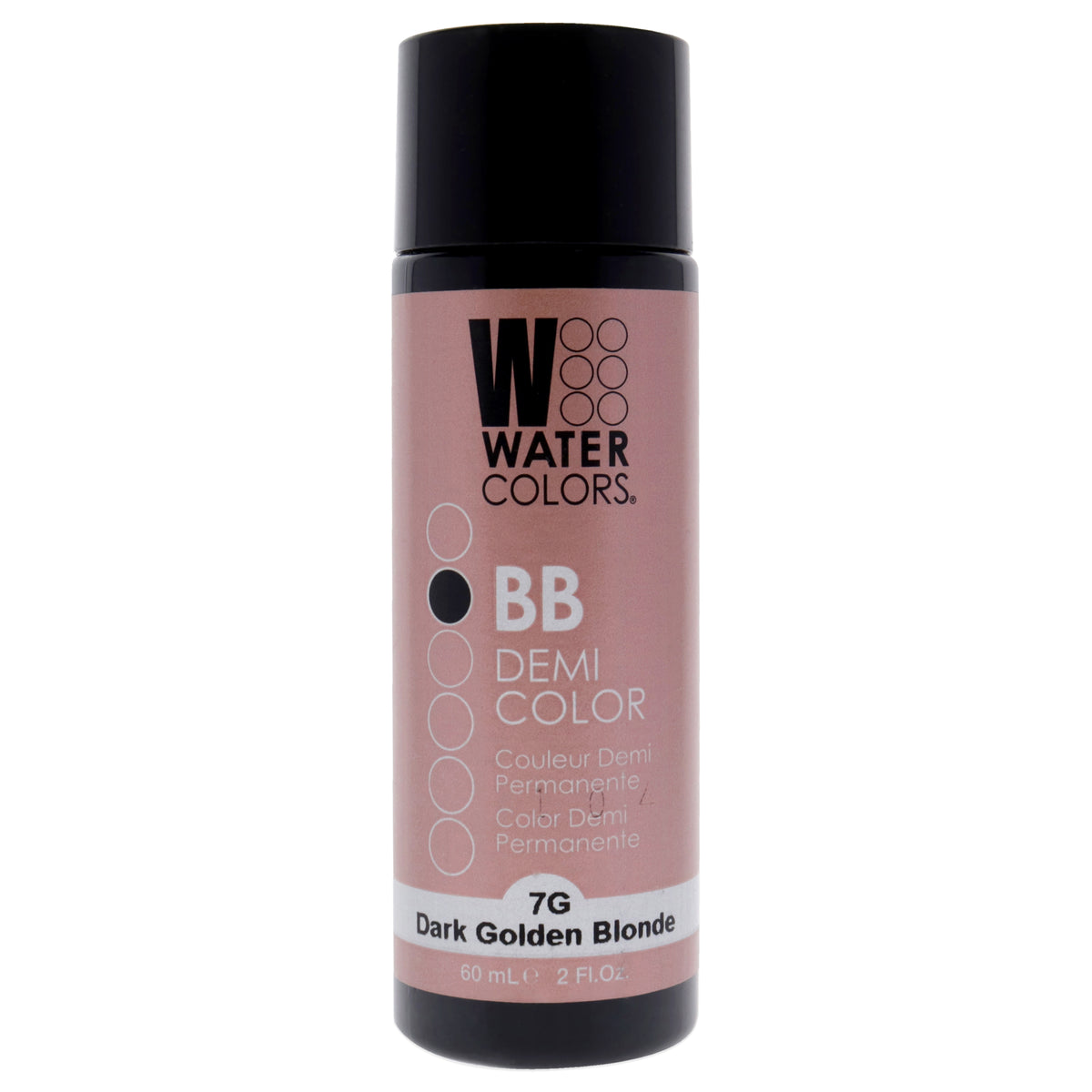 Tressa Watercolors BB Demi-Permanent Hair Color 7G Dark Golden Blonde Unisex Color Glazes 2 OZ | 60 ML