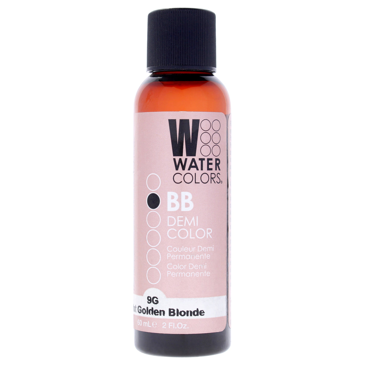 Tressa Watercolors BB Demi-Permanent Hair Color 9G Light Golden Blonde Unisex Color Glazes 2 OZ | 60 ML