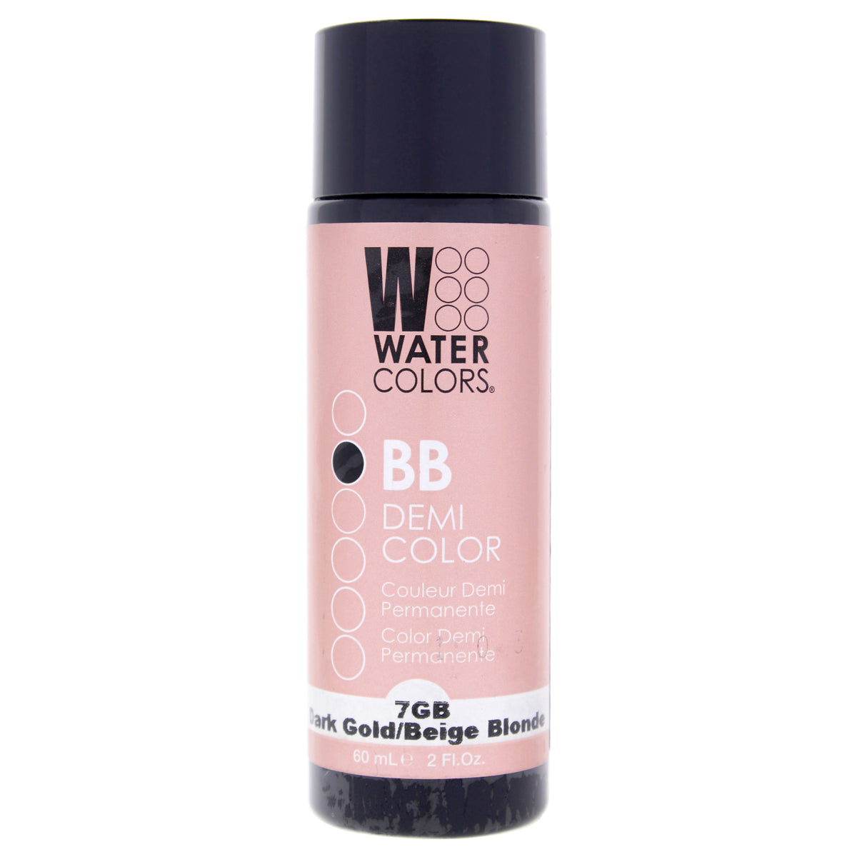 Tressa Watercolors BB Demi-Permanent Hair Color 7GB Dark Golden Beige Blonde Unisex Color Glazes 2 OZ | 59 ML
