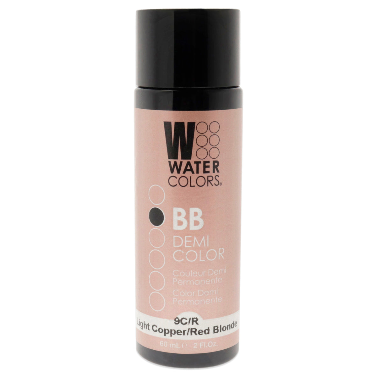 Tressa Watercolors BB Demi-Permanent Hair Color 9CR Light Copper Unisex Color Glazes 2 OZ | 59 ML