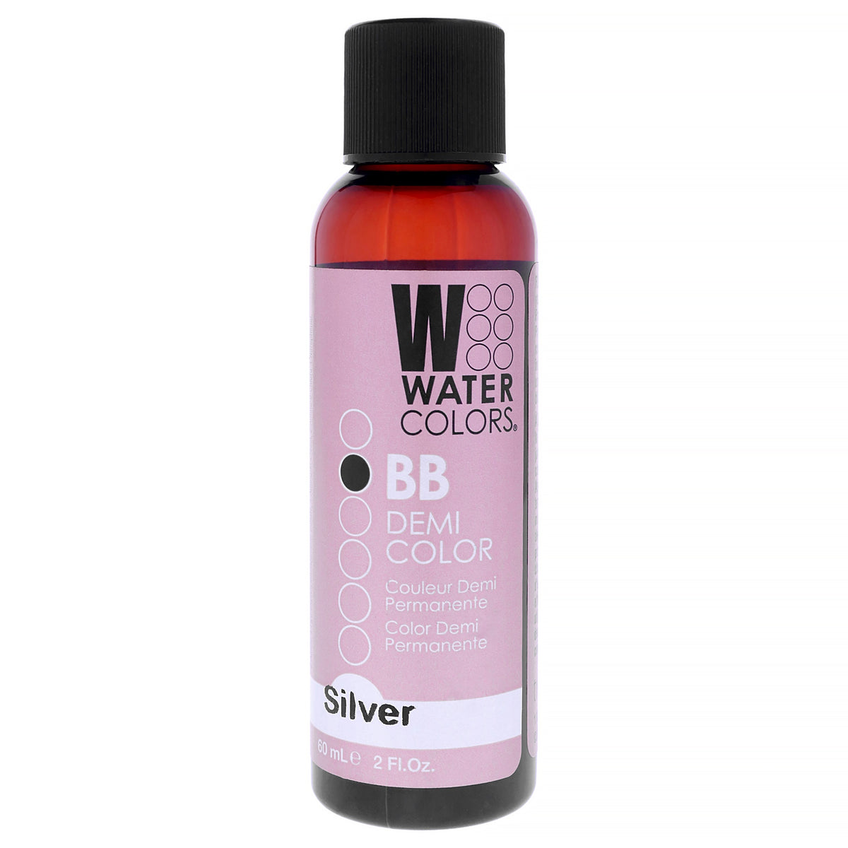 Tressa Watercolors BB Demi-Permanent Hair Color Silver Unisex Color Glazes 2 OZ | 59 ML
