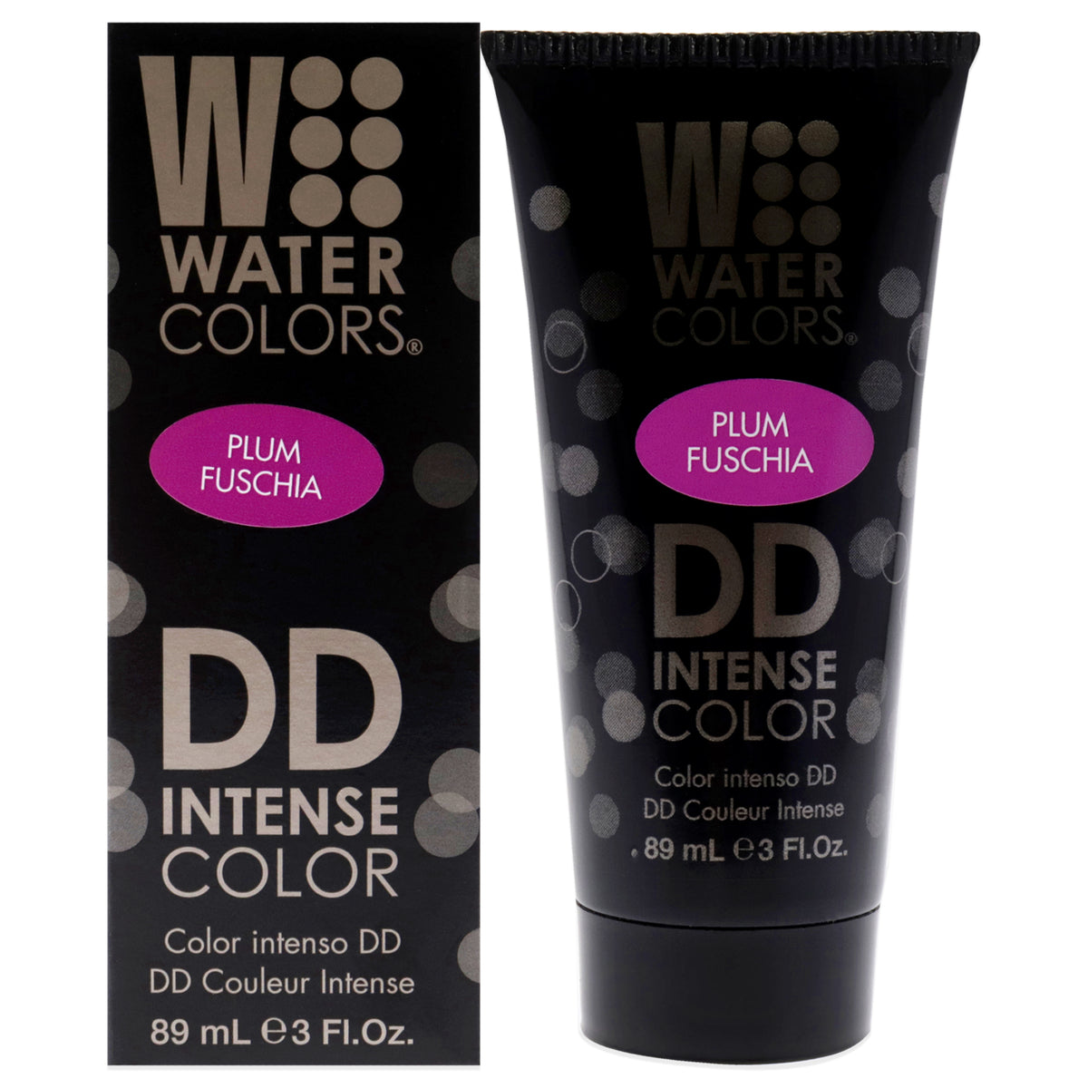 Tressa Watercolors DD Intense Color - Plum Fuchsia Unisex Color Dye 3 OZ | 88 ML