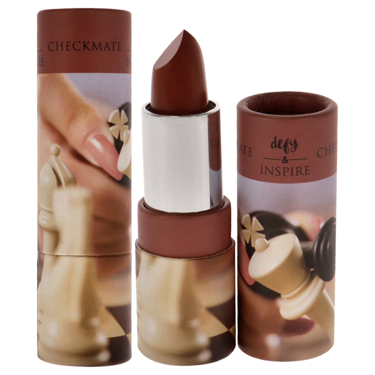 Defy and Inspire Cream Lipstick - 03 CheckMate Women's Lipstick 0.134 OZ | 4 ML