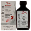 Wella Color Charm Permanent Liquid Hair Color 42 Gold Unisex Color Dye 1.42 FL OZ | 42 ML