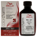 Wella Color Charm Permanent Liquid Hair Color 367 3RV Black Cherry Unisex Color Dye 1.42 FL OZ | 42 ML