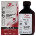 Wella Color Charm Permanent Liquid Hair Color 544 6RG Light Copper Unisex Color Dye 1.42 FL OZ | 42 ML